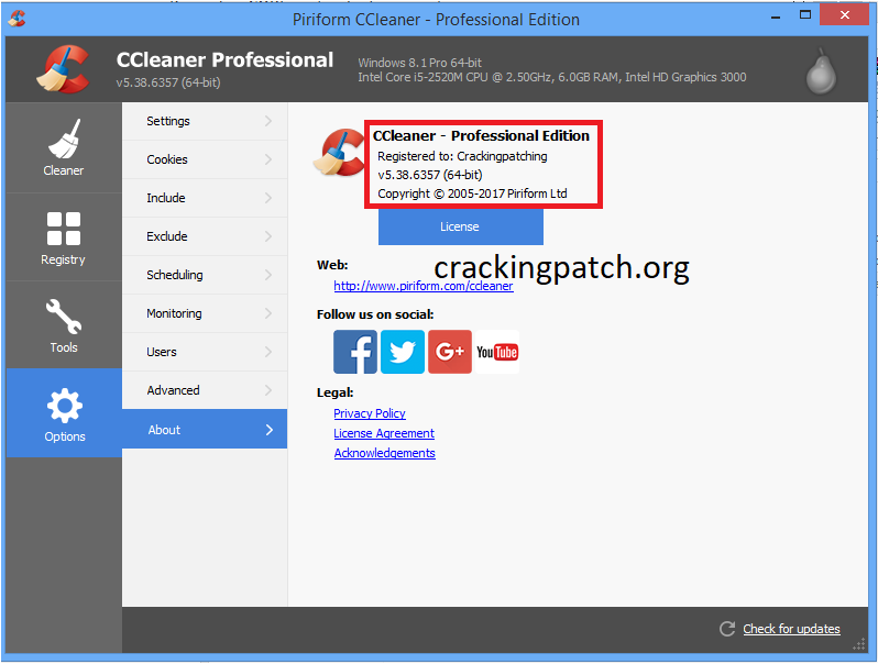 CCleaner Pro Crack 5.76 + Keygen Free Download 2021 